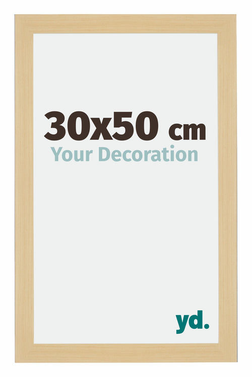 Mura MDF Photo Frame 30x50cm Beech Design Front Size | Yourdecoration.com