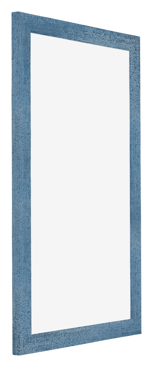 Mura MDF Photo Frame 30x50cm Bright Blue Swept Front Oblique | Yourdecoration.com