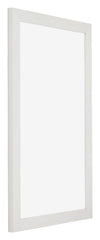 Mura MDF Photo Frame 30x50cm White Matte Front Oblique | Yourdecoration.com