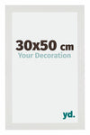 Mura MDF Photo Frame 30x50cm White Matte Front Size | Yourdecoration.com