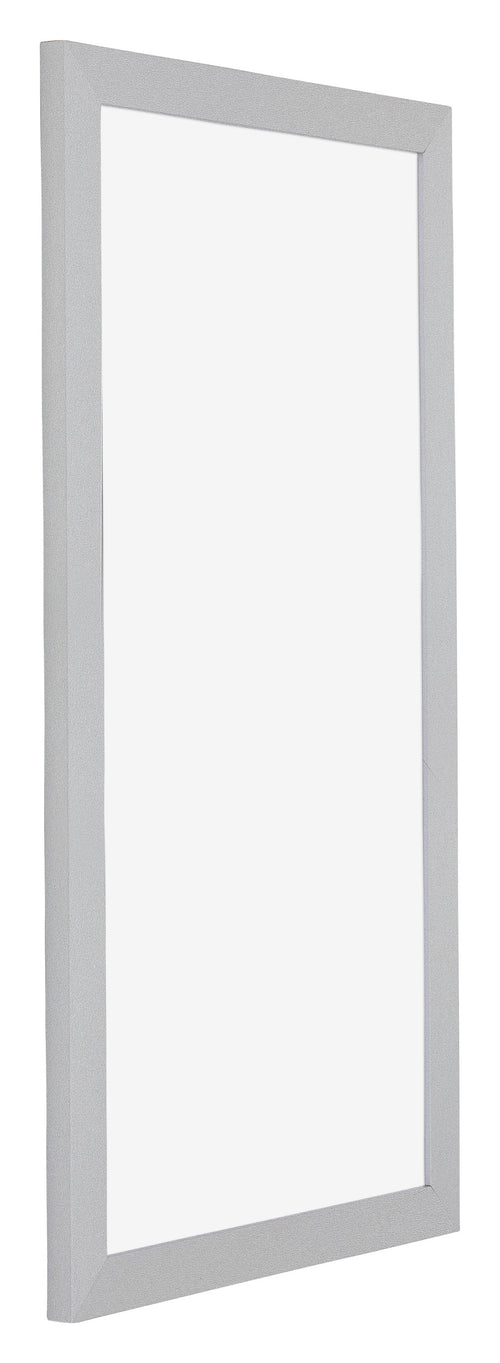 Mura MDF Photo Frame 30x60cm Silver Matte Front Oblique | Yourdecoration.com