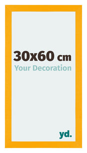 Mura MDF Photo Frame 30x60cm Yellow Front Size | Yourdecoration.com