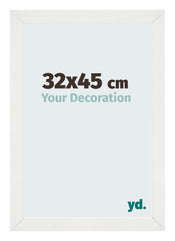 Mura MDF Photo Frame 32x45cm Blanc Patiné Front Size | Yourdecoration.com