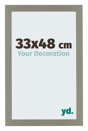 Mura MDF Photo Frame 33x48cm Anthracite Front Size | Yourdecoration.com