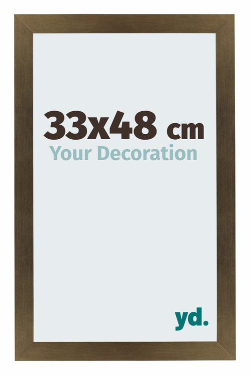 Mura MDF Photo Frame 33x48cm Bronze Décor Front Size | Yourdecoration.com