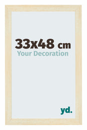 Mura MDF Photo Frame 33x48cm Sable Patiné Front Size | Yourdecoration.com