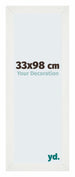 Mura MDF Photo Frame 33x98cm Blanc Patiné Front Size | Yourdecoration.com