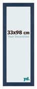 Mura MDF Photo Frame 33x98cm Bleu Foncé Patiné Front Size | Yourdecoration.com