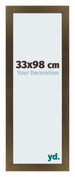 Mura MDF Photo Frame 33x98cm Bronze Décor Front Size | Yourdecoration.com