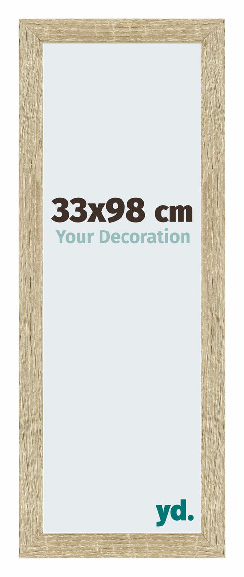 Mura MDF Photo Frame 33x98cm Chêne Sonoma Front Size | Yourdecoration.com