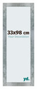 Mura MDF Photo Frame 33x98cm Fer Patiné Front Size | Yourdecoration.com