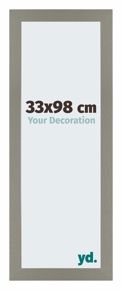 Mura MDF Photo Frame 33x98cm Gris Front Size | Yourdecoration.com