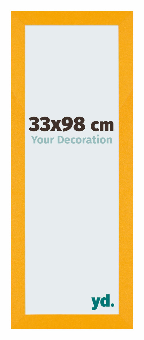 Mura MDF Photo Frame 33x98cm Jaune Front Size | Yourdecoration.com