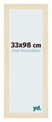 Mura MDF Photo Frame 33x98cm Sable Patiné Front Size | Yourdecoration.com