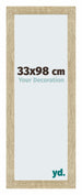 Mura MDF Photo Frame 33x98cm Sonoma Oak Front Size | Yourdecoration.com