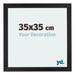 Mura MDF Photo Frame 35x35cm Back Wood Grain Front Size | Yourdecoration.com