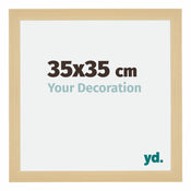 Mura MDF Photo Frame 35x35cm Maple Decor Front Size | Yourdecoration.com