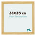 Mura MDF Photo Frame 35x35cm Pine Design Front Size | Yourdecoration.com