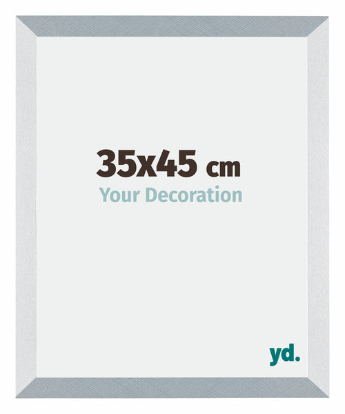 Mura MDF Photo Frame 35x45cm Aluminum Brushed Front Size | Yourdecoration.com