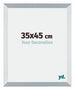 Mura MDF Photo Frame 35x45cm Aluminum Brushed Front Size | Yourdecoration.com