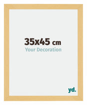 Mura MDF Photo Frame 35x45cm Beech Design Front Size | Yourdecoration.com