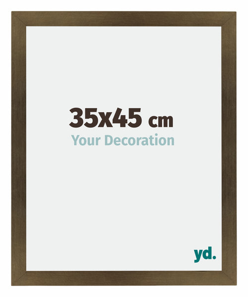 Mura MDF Photo Frame 35x45cm Bronze Design Front Size | Yourdecoration.com