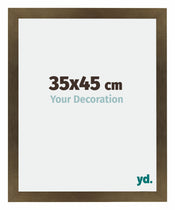 Mura MDF Photo Frame 35x45cm Bronze Design Front Size | Yourdecoration.com