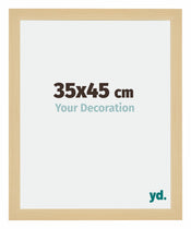 Mura MDF Photo Frame 35x45cm Maple Decor Front Size | Yourdecoration.com