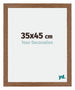 Mura MDF Photo Frame 35x45cm Oak Rustic Front Size | Yourdecoration.com