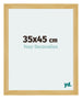 Mura MDF Photo Frame 35x45cm Pine Design Front Size | Yourdecoration.com