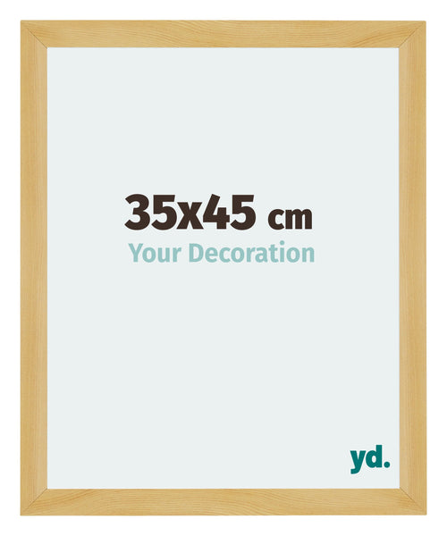 Mura MDF Photo Frame 35x45cm Pine Design Front Size | Yourdecoration.com