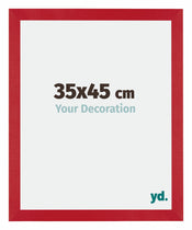 Mura MDF Photo Frame 35x45cm Red Front Size | Yourdecoration.com