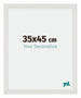 Mura MDF Photo Frame 35x45cm White Matte Front Size | Yourdecoration.com