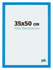 Mura MDF Photo Frame 35x50cm Bright Blue Front Size | Yourdecoration.com