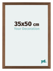 Mura MDF Photo Frame 35x50cm Copper Design Front Size | Yourdecoration.com