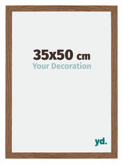 Mura MDF Photo Frame 35x50cm Oak Rustic Front Size | Yourdecoration.com