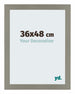 Mura MDF Photo Frame 36x48cm Anthracite Front Size | Yourdecoration.com