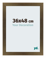 Mura MDF Photo Frame 36x48cm Bronze Design Front Size | Yourdecoration.com