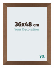 Mura MDF Photo Frame 36x48cm Copper Design Front Size | Yourdecoration.com