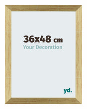 Mura MDF Photo Frame 36x48cm Gold Shiny Front Size | Yourdecoration.com