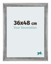 Mura MDF Photo Frame 36x48cm Gray Swept Front Size | Yourdecoration.com