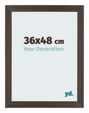 Mura MDF Photo Frame 36x48cm Oak Dark Front Size | Yourdecoration.com