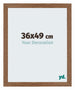 Mura MDF Photo Frame 36x49cm Chêne Rustique Front Size | Yourdecoration.com