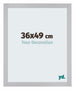 Mura MDF Photo Frame 36x49cm Gris Clair Front Size | Yourdecoration.com