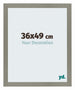 Mura MDF Photo Frame 36x49cm Gris Front Size | Yourdecoration.com