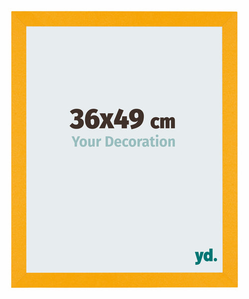 Mura MDF Photo Frame 36x49cm Jaune Front Size | Yourdecoration.com