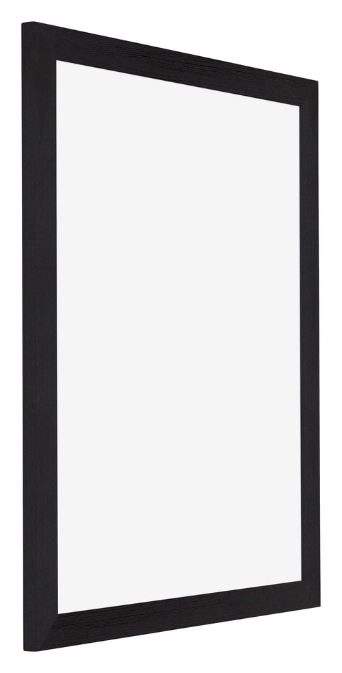 Mura MDF Photo Frame 36x49cm Noir Grain De Bois Front Oblique | Yourdecoration.com