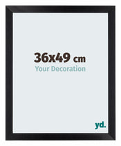 Mura MDF Photo Frame 36x49cm Noir Mat Front Size | Yourdecoration.com