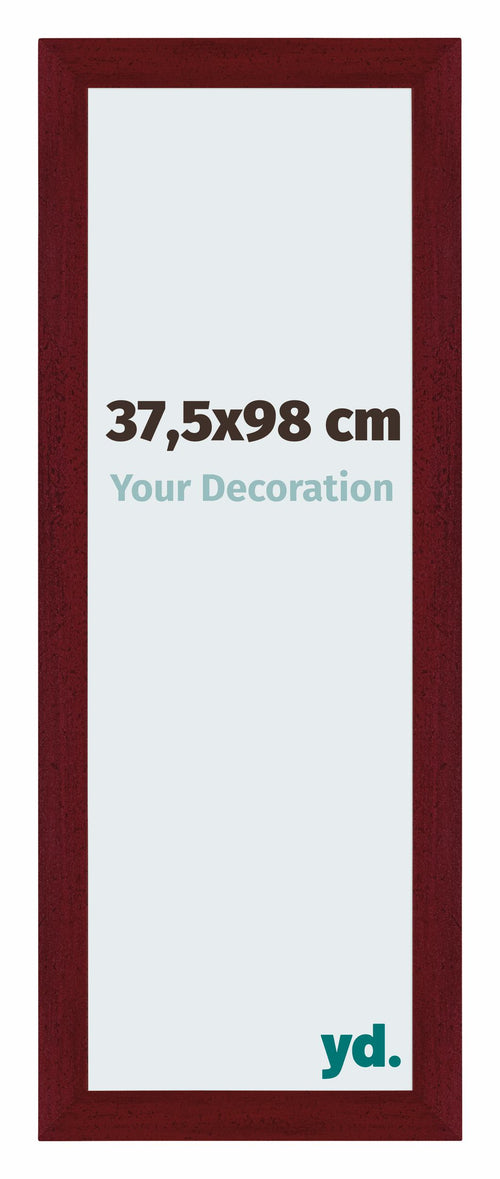 Mura MDF Photo Frame 37 5x98cm Wine Red Swept Front Size | Yourdecoration.com