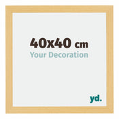 Mura MDF Photo Frame 40x40cm Beech Design Front Size | Yourdecoration.com